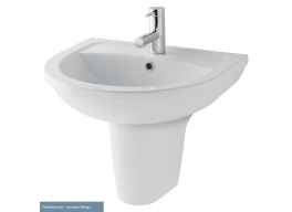 Cloakroom Basin c/w Semi Pedestal